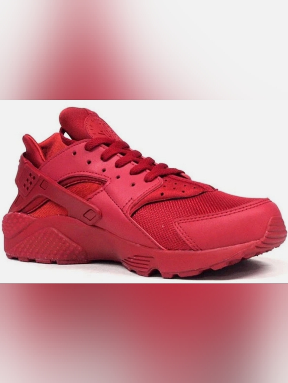Nike Air Huarache "Varsity Red" Sneakers Men's Size 9 Used Exc/Box - Picture 3 of 14